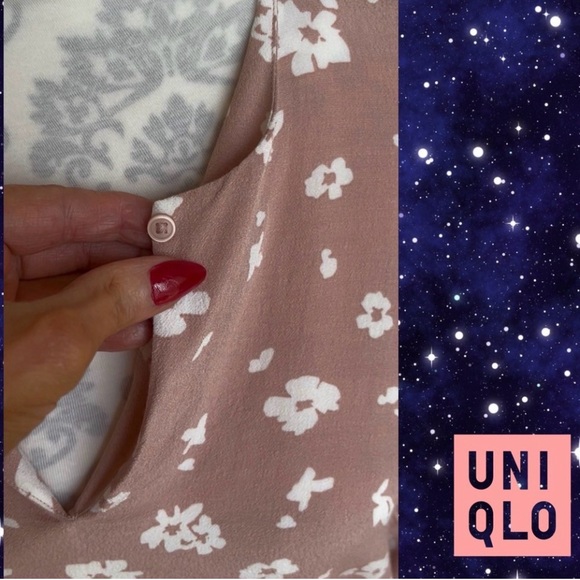 Uniqlo Light Pink Floral Top - Picture 6 of 12